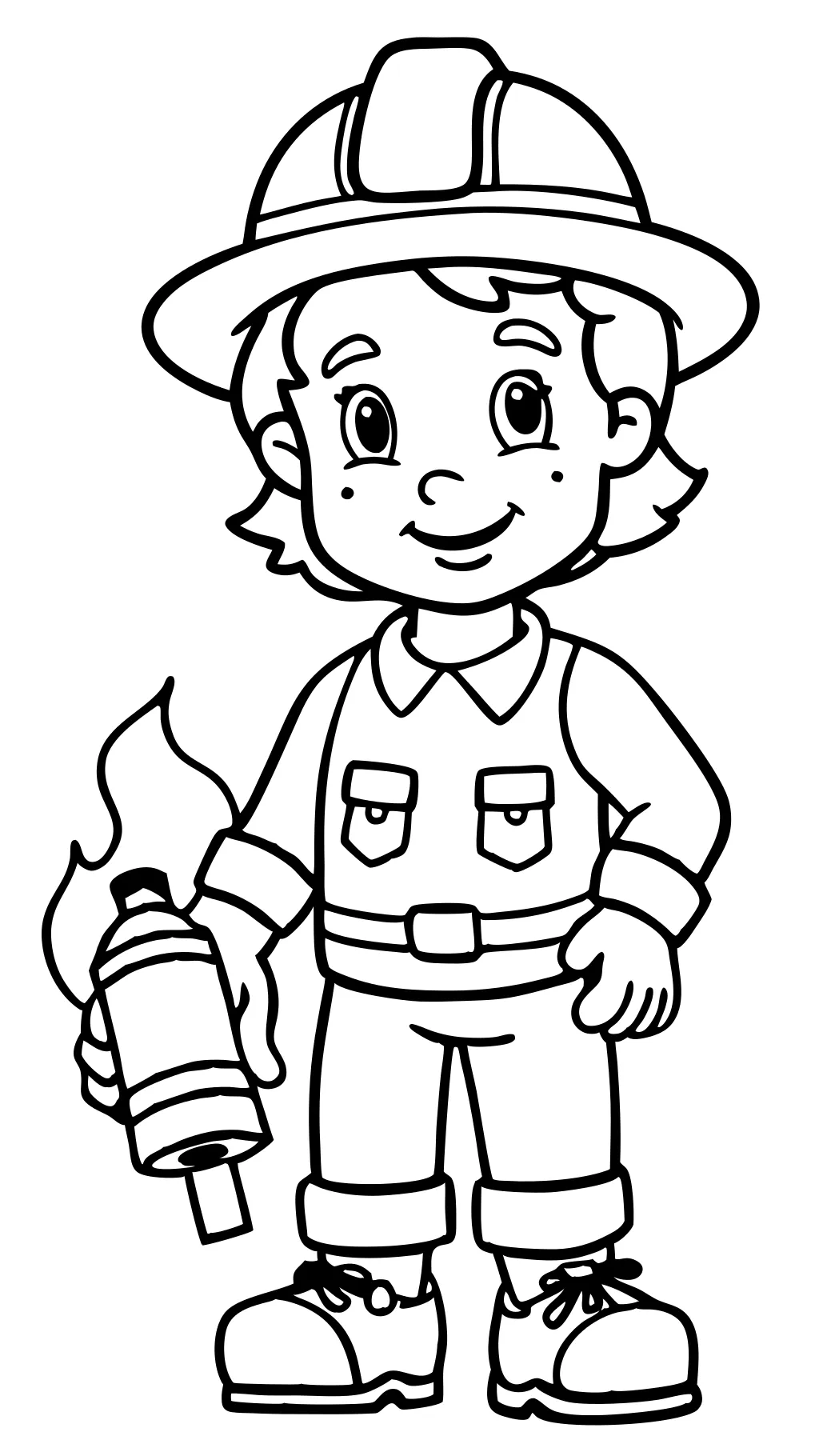 coloring pages for fire safety